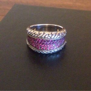 Effy Sterling Silver Ruby Ring